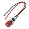Amon Push Switch with Automatic Return Function, DC12V-5A/DC24V-2.5A, for Horn Switches, Etc. (Part Number 3211)