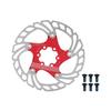 Bike Disc Brake Red Floating Buckle Design Stable Reliable Bicycle Supplies for Cycling Enthusiasts