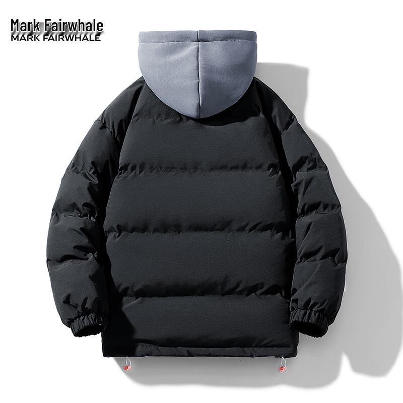 Mark Hua Fei Men's Hooded Loose Fit Padded Winter Jacket