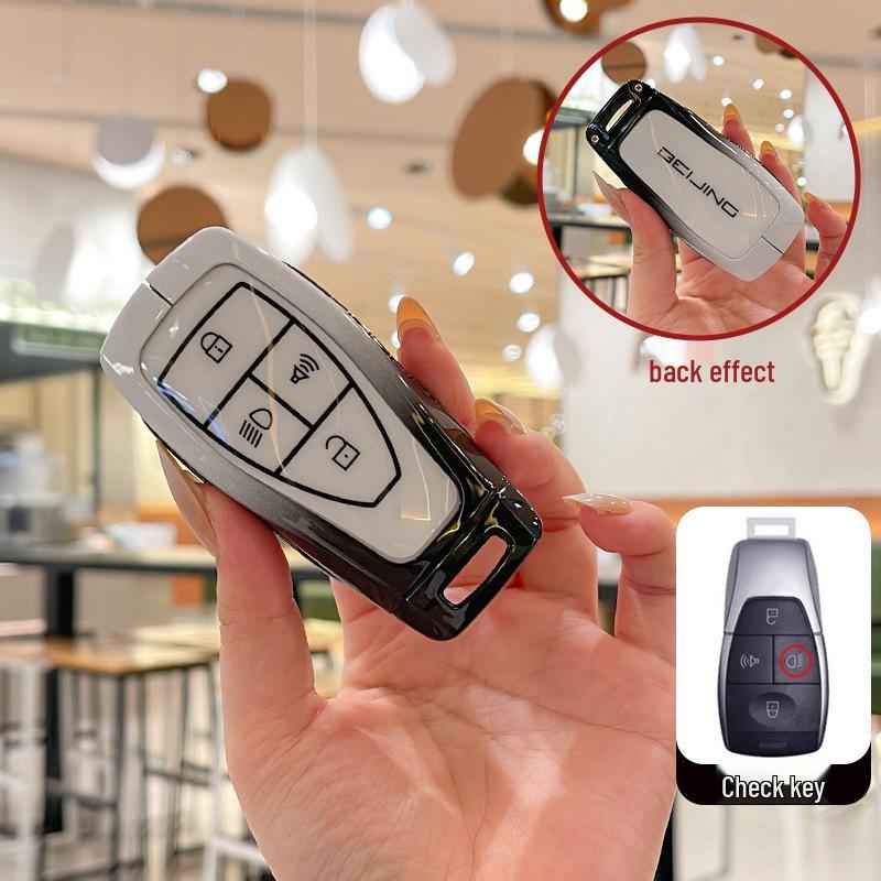 Beijing BJ30 Key Covers: 2024 New Model; Fits BJ40; Full Coverage for BJ60/80/90, X7/EU7 Car Buckles.