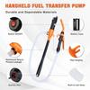 Portable Battery Operated Fuel Transfer Pump,Electric Siphon Pump For Gas,Water, Oil And Diesel Transfer-Orange