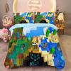 Cartoon Game Bedding Set My W-worlds Duvet Cover Pillowcase Kids Boy Girl Bedroom Decoration Single Double Size 2/3piece Set