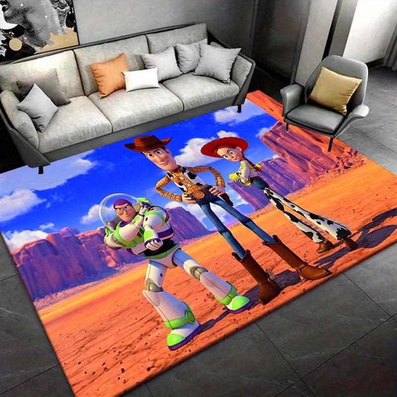 

1pc Disney Toy Story Pattern Area Rug Soft Flannel Floor Mat for Living Room, edroom, Kitchen, Sofa Coffee Table Floor Mat, Machine Washable 60cm by 90cm