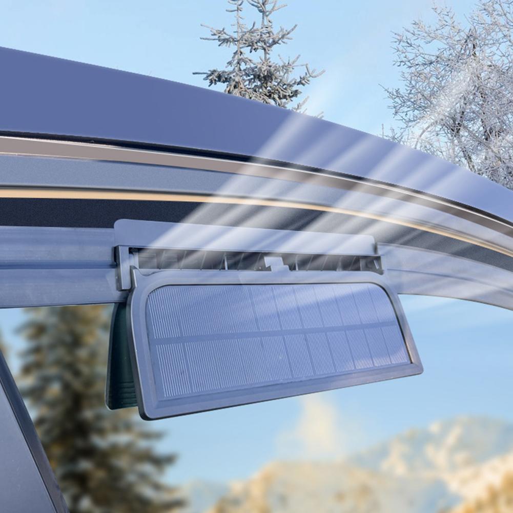 Solar Powered Car Exhaust Fan Eliminate Peculiar Smell Car Radiator Cooling Fan USB Powered Auto Ventilation Fan for All Cars