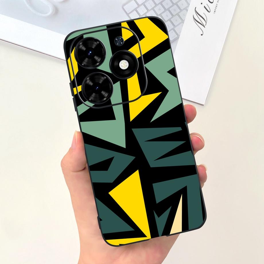For Tecno Spark GO 2024 Case Spark 20C Spark20 Pop 8 Para Shell Silicone Soft TPU Bumper Cartoon Cool Cute Style Pattern Capas