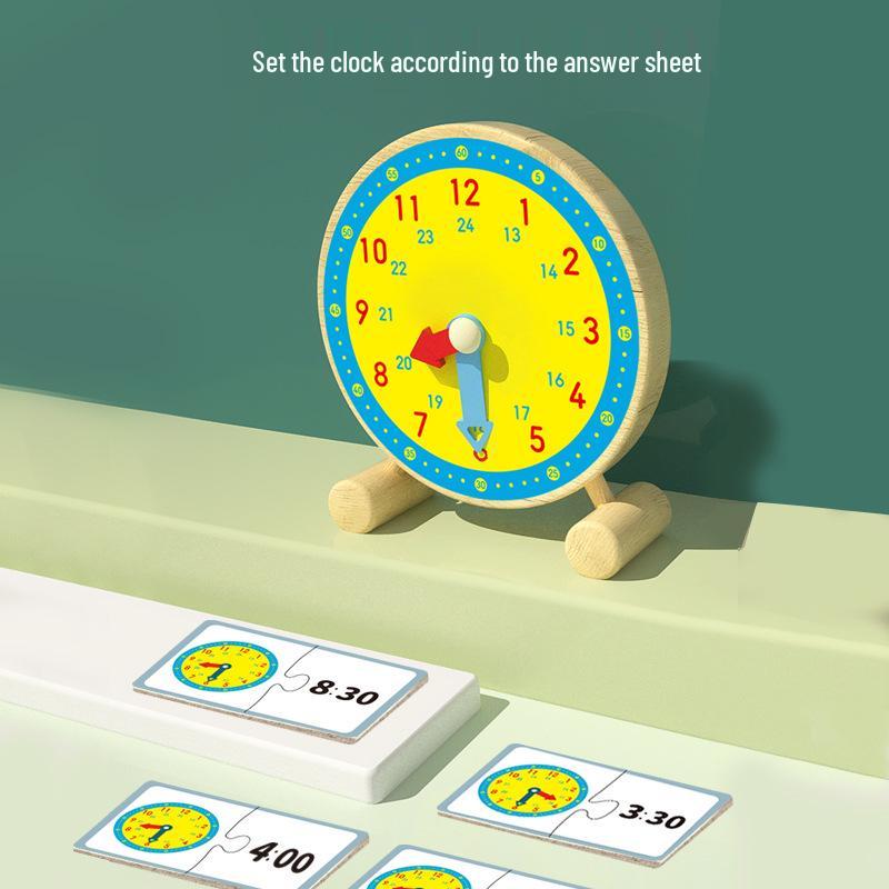

BabeRock Kids Time Learning Clock for Grades 1-3 Elementary School Education