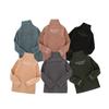 Autumn Winter Fashion Pullovers Kids Boy Girls Warm Turtleneck Sweatshirts Letter Pullover Sweaters Outwear
