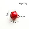 22mm Painted Candy Color Metal Bells for DIY Jewelry, Keychains, Ornaments, and Small Pet Accessories.