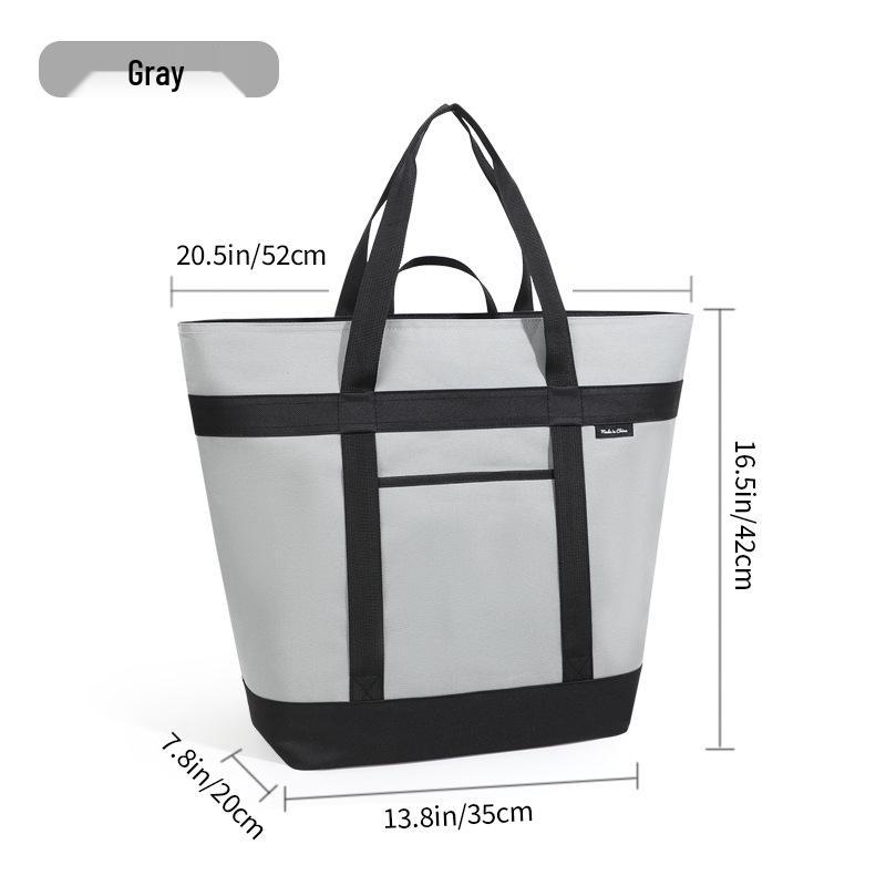 

Insulated Tote Bag for Travel, Shopping, and Picnics – Large Capacity with Ice Pack Holder