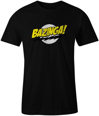 Bazinga The Bing Bang Theory Geek Funny Joke T-Shirt Unisex Top