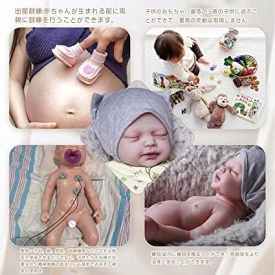 COSDOLL Reborn Full Silicone Realistic Soft Baby Newborn Reborn For Childcare Christmas Pretend For Ages Doll, Doll, Baby, Doll, Child's Doll, Baby,