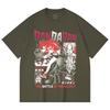230 Gsm 100% Cotton DanDaDan V4 Occult Battle Print Unisex Heavy Cotton T Shirt