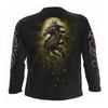 Spiral Direct Unisex Adult Oak Dragon Back & Sleeve Print Long-Sleeved T-Shirt