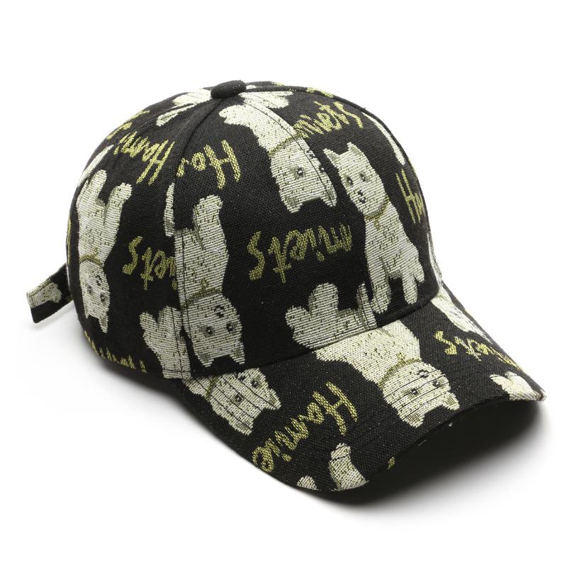 Módní výšivka Baseballová čepice Letní Venkovní nastavitelné hip-hopové čepice Bone Snapback Klobouk