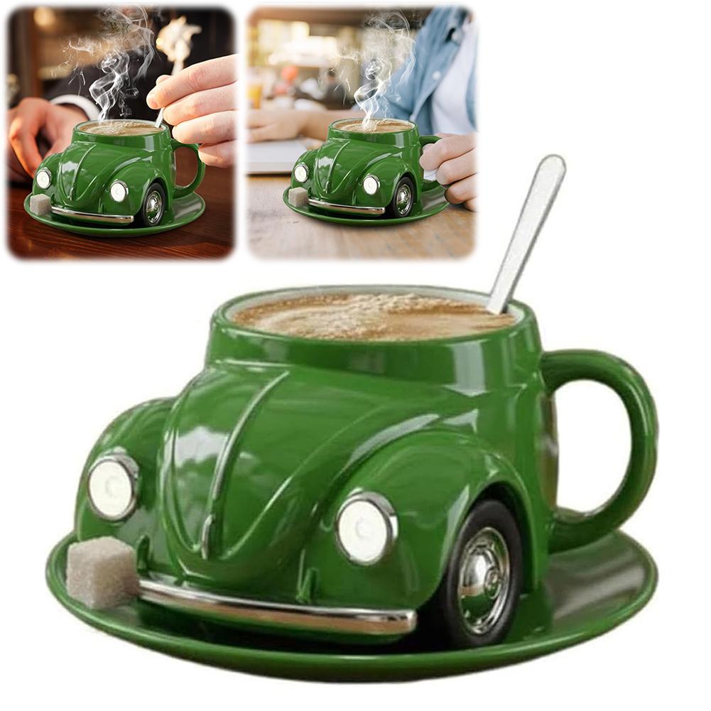 Beetle Shaped Creative Coffee Mug Heat Resist Novelty Tea Cup Large Capacity Unique Drinkware for Office Decoration Cup