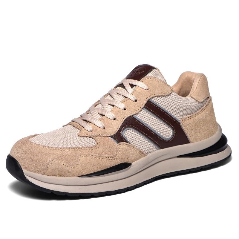 

Men s Low-Top Suede Steel Toe Safety Shoes 45 (275mm)