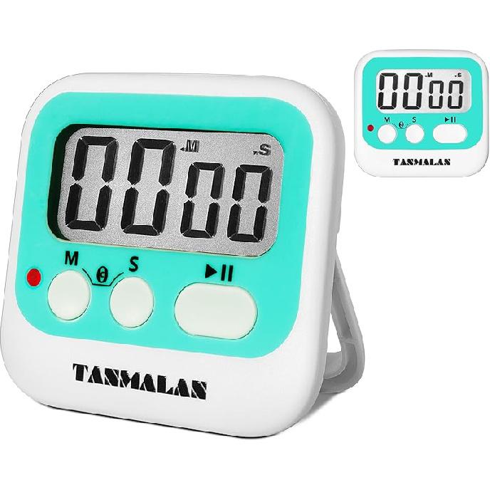Easy to USE, Digital Kitchen Timer, Magnetic Timer,Tanmalan(Black,1 Pack)