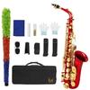 SLADE Starter Alto Saxophone E Flat Beginner Saxophone Complete Set with Case Mouthpiece Accessories Brass Musical Instrument