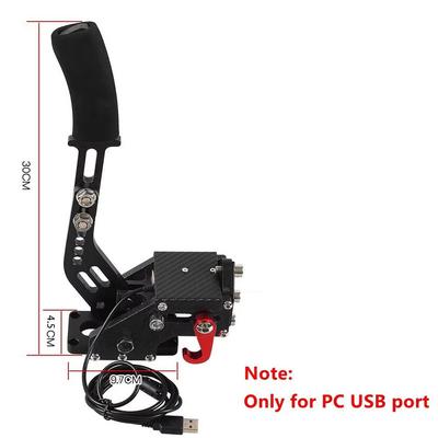 Freio de mão USB SIM para G25/27/29 T300 T500 PC Racing Games Fanatecosw Dirt Rally Sistema de freio de mão Vermelho Preto Azul HB-1009