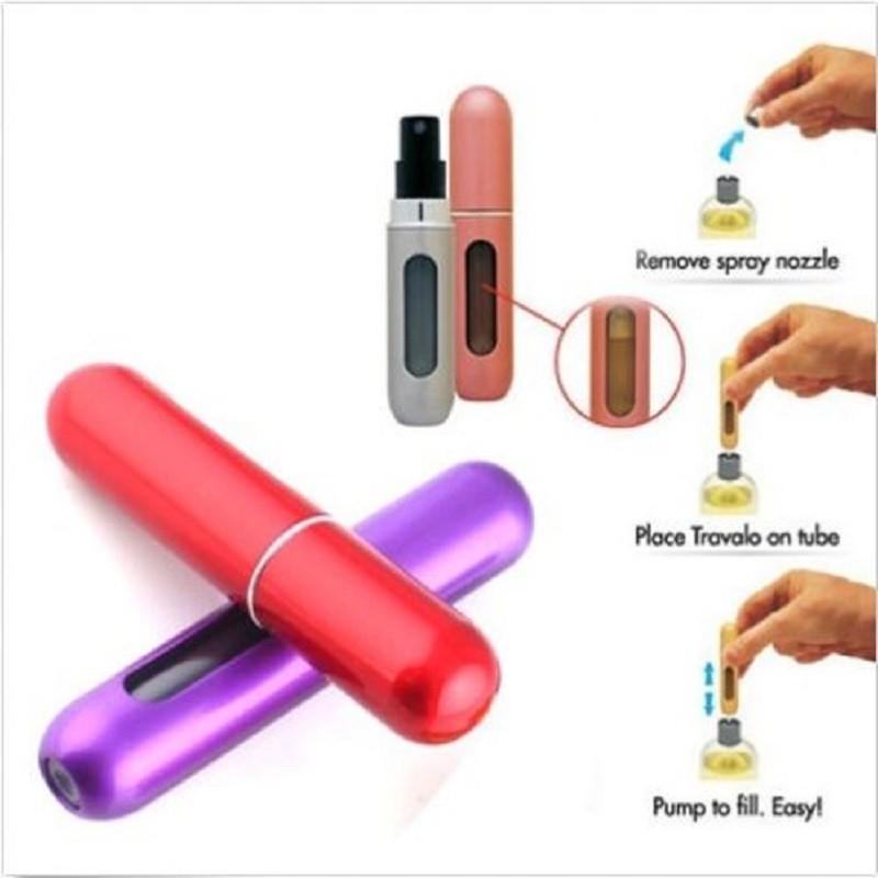 Perfume Atomiser Refillable Bottle Travel Portable Mini Pump Spray 5ml Atomizer