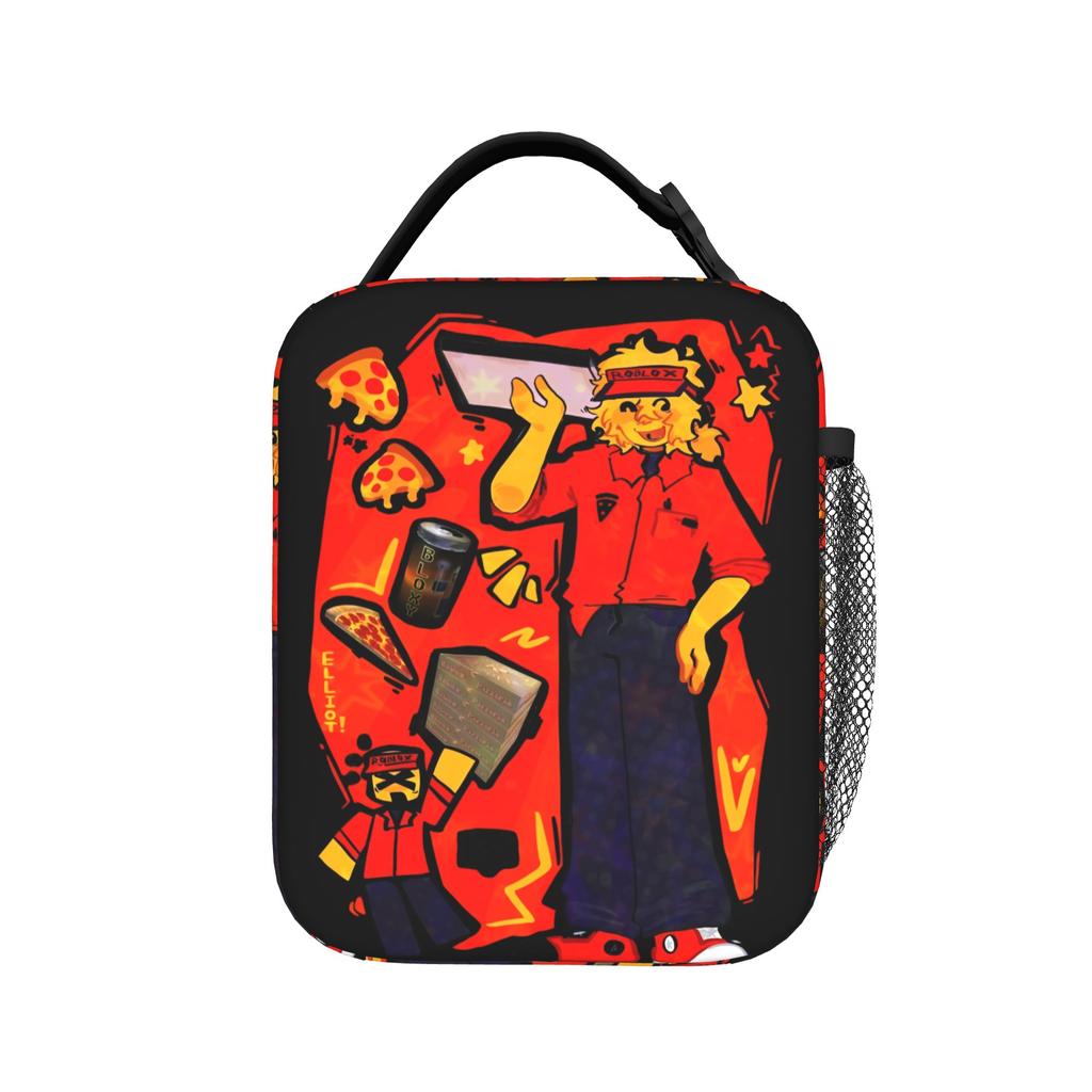 Horror Game Forsakens Insulated Lunch Bags Cooler Bag Reusable,Lunch Container Leakproof Lunch Box Tote Food Bag Beach Picnic