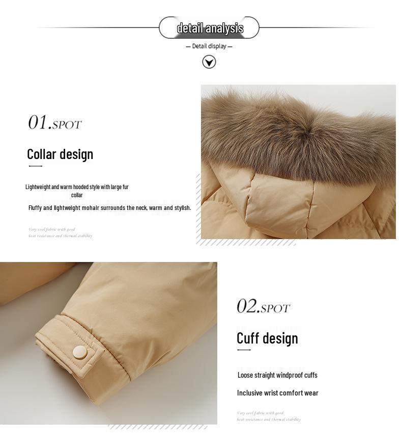 2024 Women's Extra-Long Korean Cotton Quilt Coat - Winter Over-the-Knee Loose Fit
