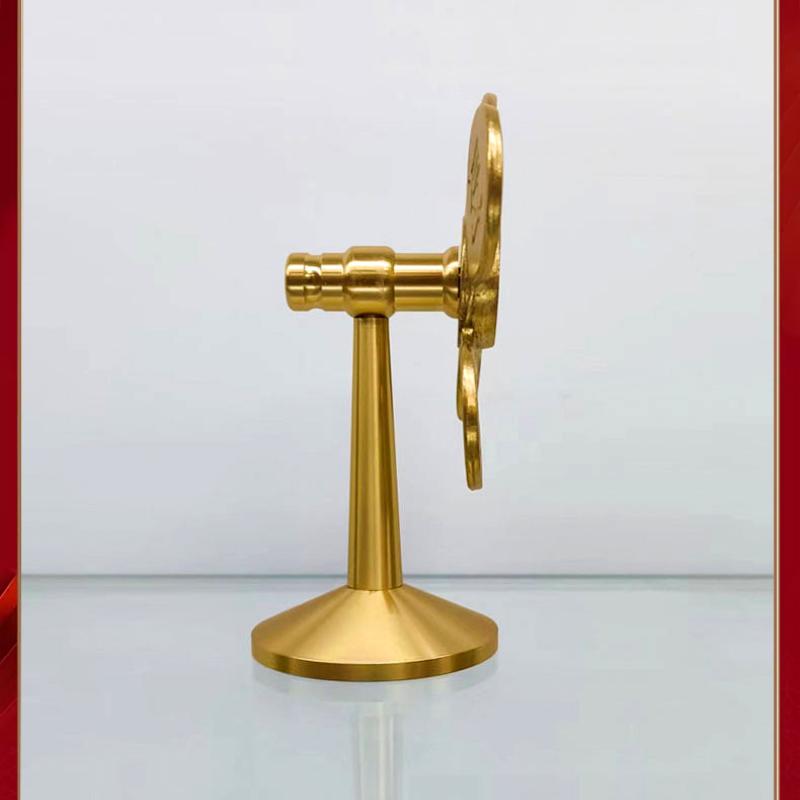 Brass Windmill Ornaments, Small Bronze Objects On The Office Desktop, Wind and Water, Wealth Is Rolling, Fortune Is Turning, Small Ornaments