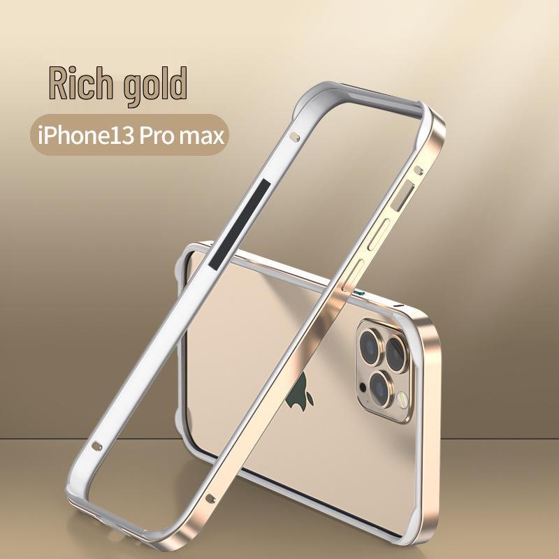 Ultra-Thin Metal Frame Anti-Fall Case for Apple 17 Pro Max & 15 - Aluminum Alloy