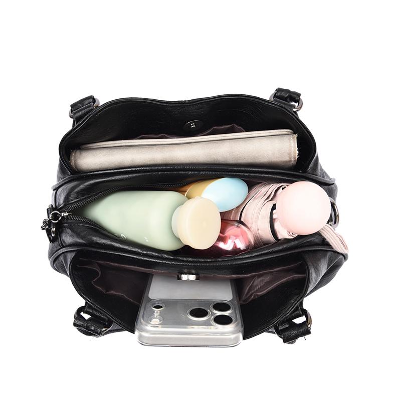 Women's Bag Middle-aged Mother's Handbag Vintage Large Capacity Shoulder Crossbody Bag