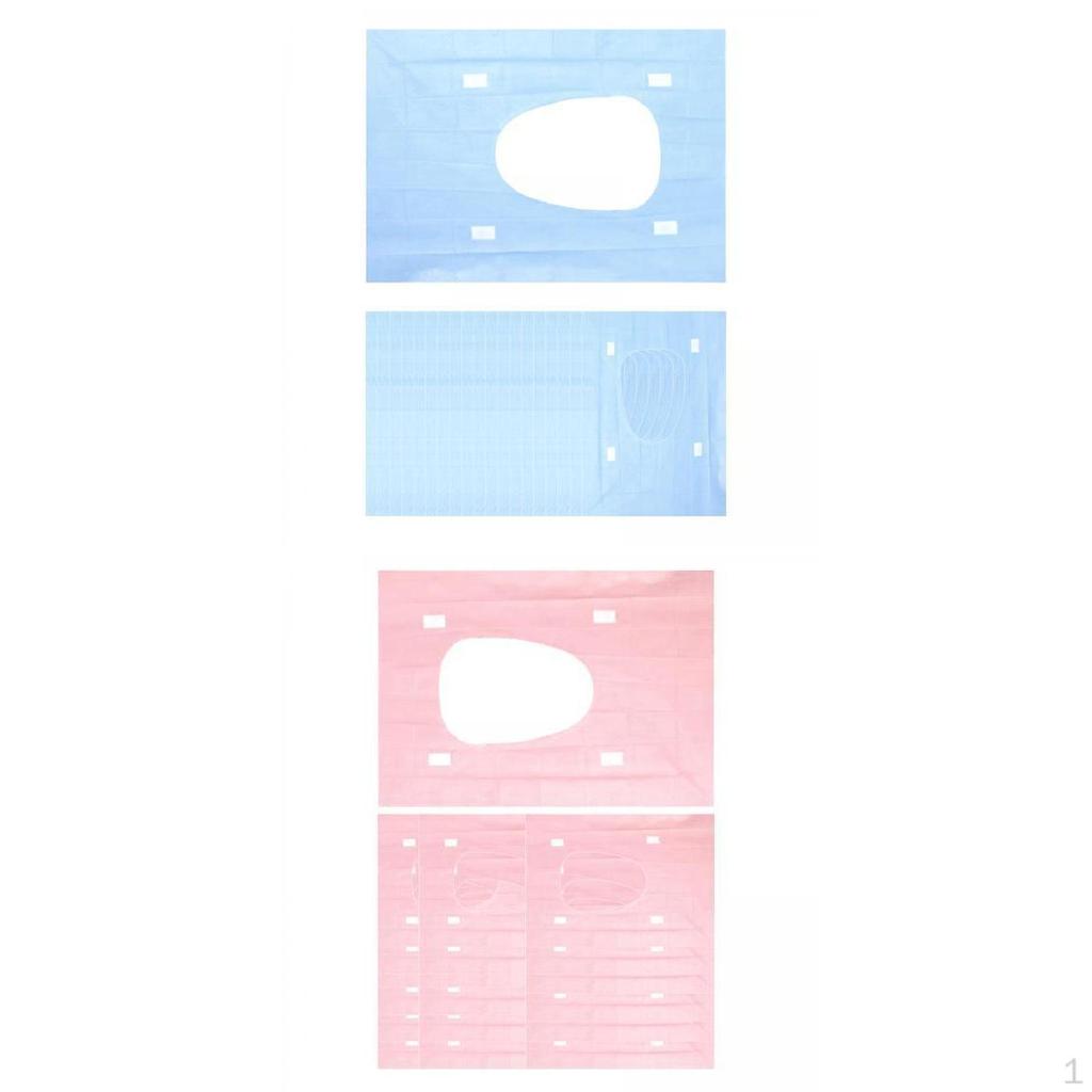 40 ks Přenosný jednorázový potah na záchodové sedátko protiskluzový pro děti dospělé