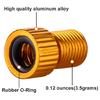 4 Pcs Presta to Schrader Converter Bike Valves Converters Road Bike Accessories