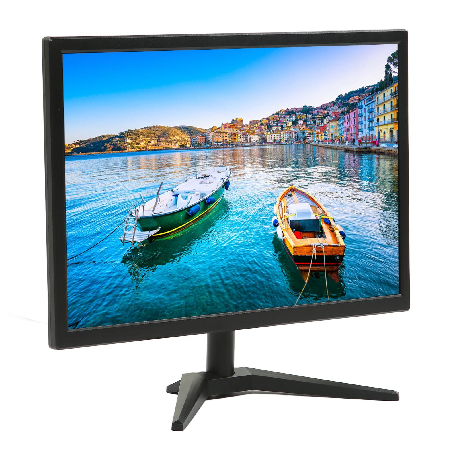 

19-дюймовый компьютерный монитор LCD VGA DC HD мультимедийный интерфейс настольный дисплей для промышленного оборудования US Plug