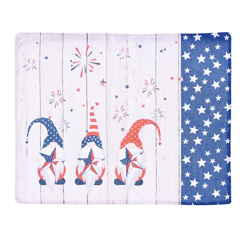 

Vibrant Independence Day Table Mats Made Of Linen Nonwoven Fabric Perfect For Home Celebrations Independence Star Mat