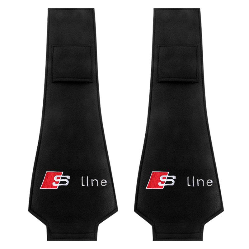 1pcs Car Seat Back Headrest Pillow Dustproof Cover for Audi C5 C6 C7 A4 B6 B8 B7 A6 A3 A5 Q3 Q5 Q7 8P S3 S5 S1 S4 S2 RS3 RS4 RS5 RS6 RS8