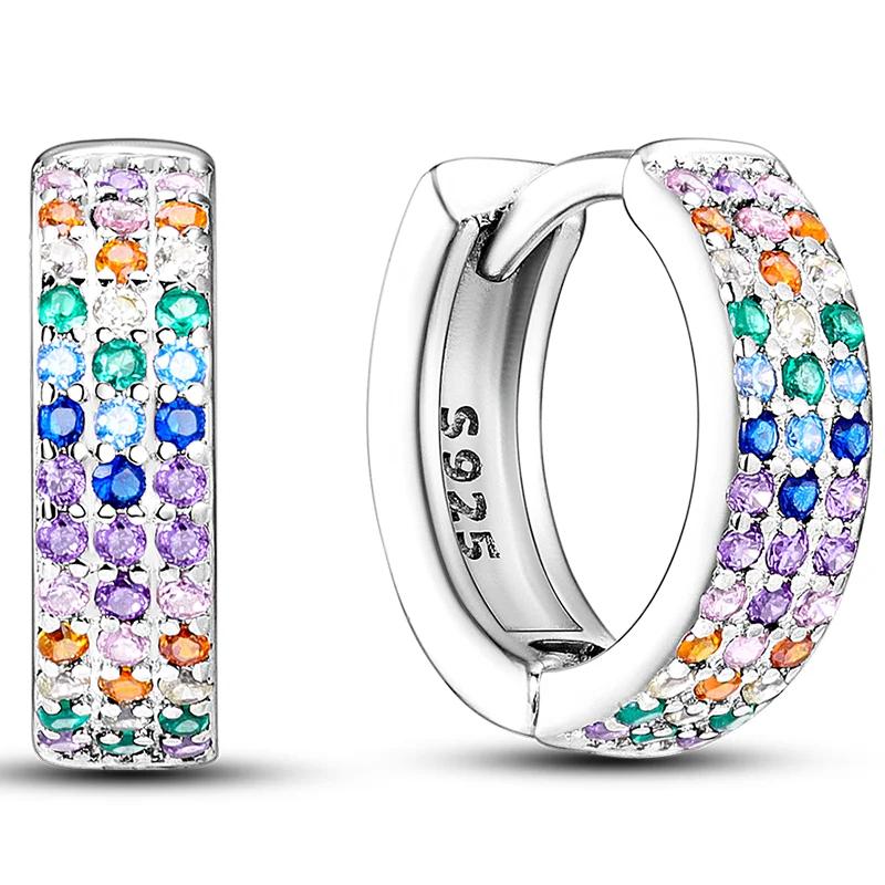 Sales100 % S925 Sterling Silber Sterne Mond Herzförmige Frauen Ohrringe Fit Original Ohrringe Hochzeit Edlen Schmuck Geschenke