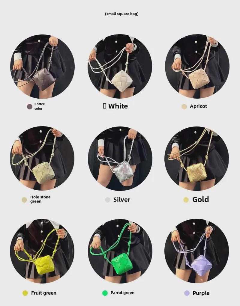 2024 Fashion Knot Hand-Woven Cowhide Crossbody Bag