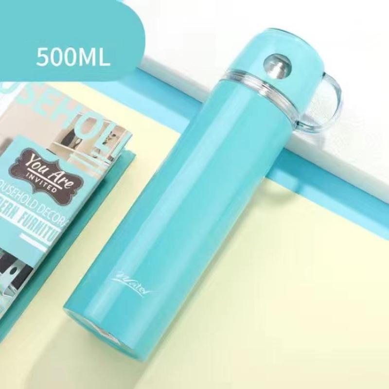 304 Insulation Cup Large-capacity Double-layer Stainless Steel Boys and Girls Students Portable Rope Outdoor Insulation Water Cup
