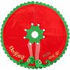 New Christmas Tree Skirt with Red Elf Legs Decoration