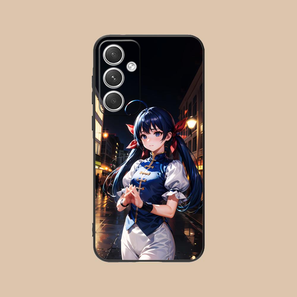 Fatal Fury Hotaru Futaba Phone Case for Samsung Galaxy S26 S25 S24 S23 S22 S21 S20 Note20 Plus FE Ultra Colorful Cover Luxury