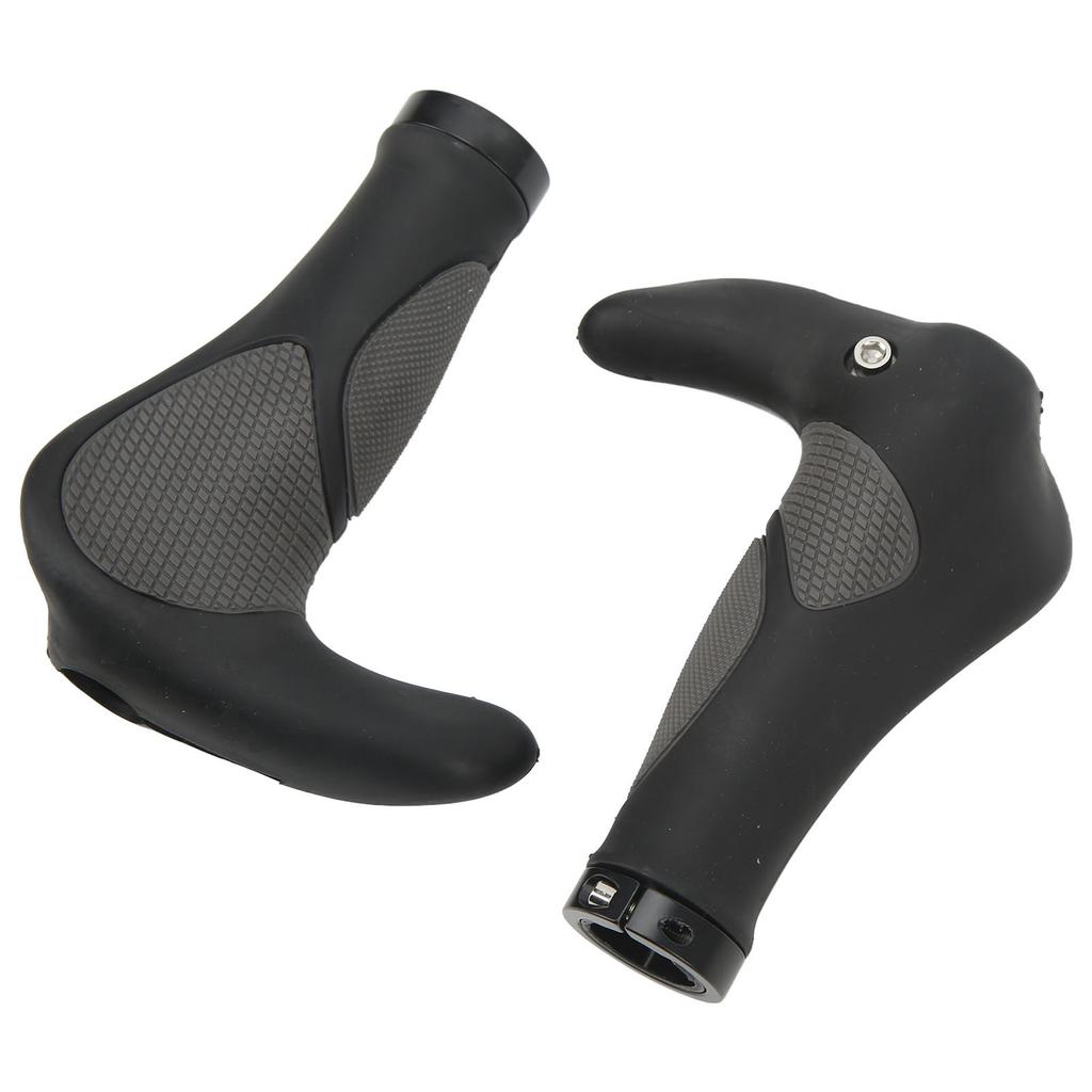 Mountain Bike Handlebar Grips Rubber Anti Slip Grips Ergonomics Shock Absorption for Road Bike