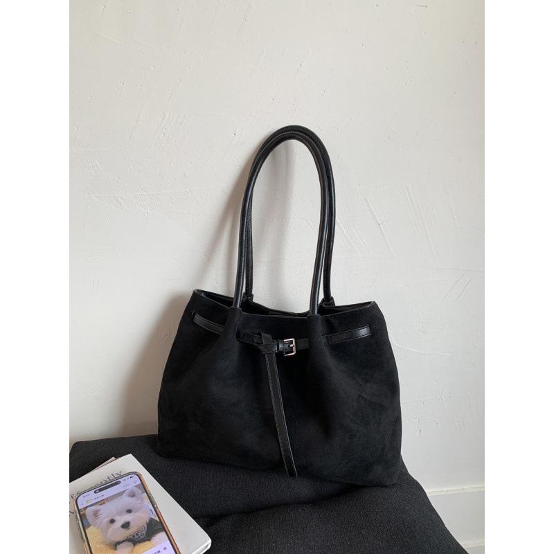 Retro Bag, Large-capacity Bag, Commuter Single-shoulder Bag, Ladies' Hand-held Boston Bag