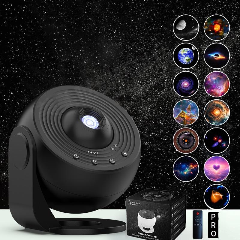 

Galaxy Star Projector Night Light 360° Rotation HD Indoor Projection Lamp 13 в 1 Planetarium Projector для спальни с белым шумом Russian manual