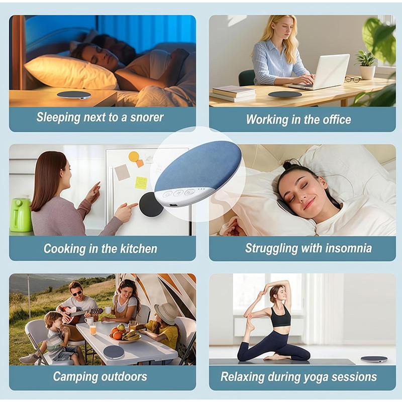 2026 New Wireless Pillow Speaker Bluetooth Sleep Aid Speakers With White Noise 30/60/90 Min 3 Level Timing Sleep Sound Equipment