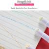 6Pcs/Set Creative Colored Highlighter Pen Set Flowers Line Shaped Line Shaped Marker  Journaling