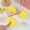1Pcs Simulation Cheese Shaped Squishy Toy Soft Elastic Stress Relief For Kids Adults Office Home Daily Relaxation