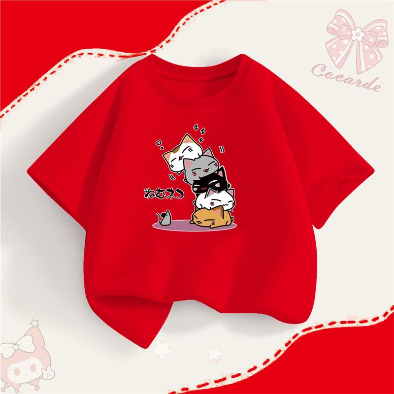 Mouse T-Shirts for Newborn Girls Summer Short Sleeved Tops Baby Girl Cute Cat Clothes