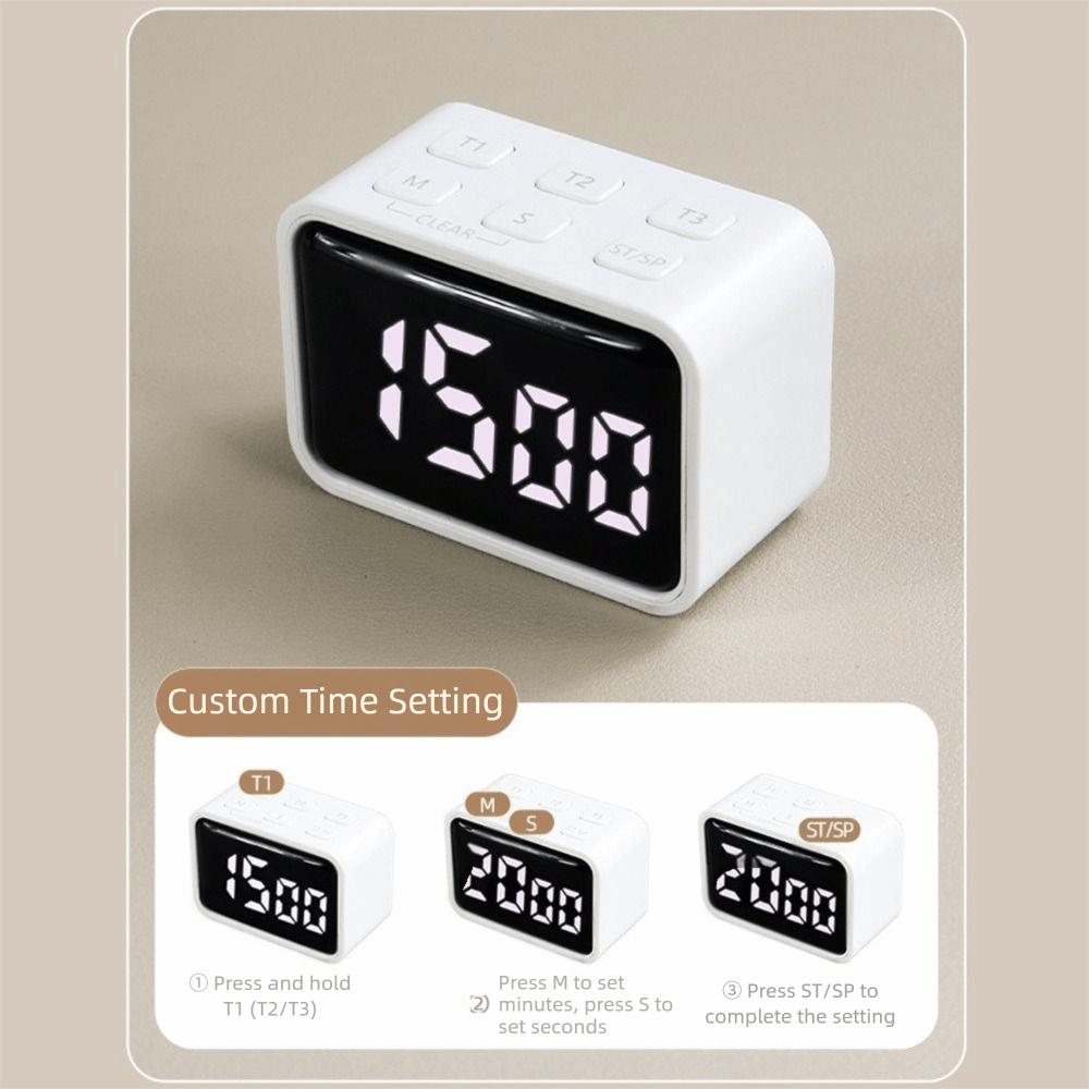 Mini Digitaler Timer Tragbarer Countdown-Alarm Hochwertiger Küchentimer Haushalt