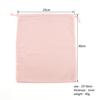 Baumwoll-Canvas Innentaschen Kordelzugbeutel Rosa Grau Schwarz Beige Farbe Geschenkverpackungsbeutel Aufbewahrungstasche für Handtaschenzubehör