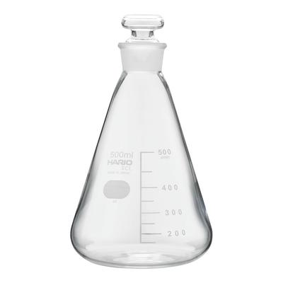 Hario Stoppered Erlenmeyer Flask, 500ml (TS27) TSF-500-SCI