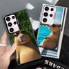 Animal Capybara Cute Shockproof Phone Case for Samsung Galaxy S26 Edge S25 Ultra S24 FE S23 Plus S21 Cover Anti Fall Fundas